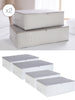 Ocean Home Textile Underbed Storage Bag, Set Of 3, Grey