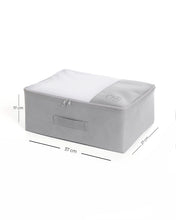 Ocean Home Textile Travel Packing Organizer, Set Of 3, Grey