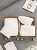 Ocean Home Textile Travel Packing Organizer, Set Of 4, White