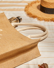 Ocean Home Textile Jute Beach Bag, Shopping Bag