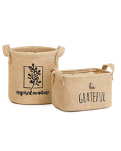 Ocean Home Textile Jute Basket, Set Of 2