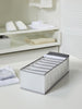 Ocean Home Textile Drawer Organizer, 8 Grids, Grey