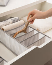 Ocean Home Textile Drawer Organizer, Set Of 3, Grey