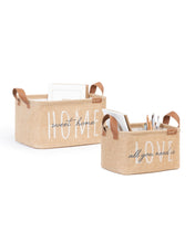 Ocean Home Textile Jute Basket, Set Of 2