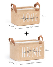 Ocean Home Textile Jute Basket, Set Of 2