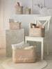 Ocean Home Textile Jute Basket, Set Of 2, Beige