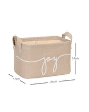 Ocean Home Textile Basket, Small, Beige