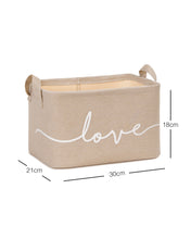 Ocean Home Textile Basket, Medium, Beige