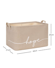 Ocean Home Textile Basket, Large, Beige