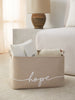 Ocean Home Textile Basket, Large, Beige