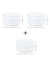 Ocean Home Textile Bra Laundry Bag, Pack Of 3, White