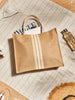 Ocean Home Textile Jute Beach Bag, Shopping Bag