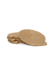 Ocean Home Textile Jute Rope Coaster, Pack Of 4