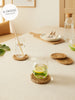 Ocean Home Textile Paper Rope Coaster, Pack Of 4, Beige