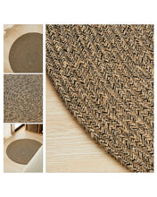 Ocean Home Textile Jute Rug, Black