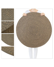 Ocean Home Textile Jute Rug, Black