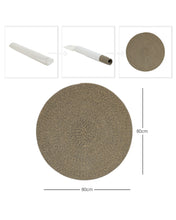 Ocean Home Textile Jute Rug, Black