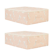 Ocean Home Textile Kids' Room Storage Box, Mermaid Pattern, Set Of 2