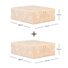 Ocean Home Textile Kids' Room Storage Box, Mermaid Pattern, Set Of 2