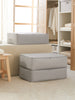 Ocean Home Textile Underbed Storage Bag, X Large Herringbone Pattern, Grey