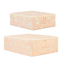 Ocean Home Textile Kids' Room Storage Box, Mermaid Pattern, Set Of 2
