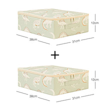 Ocean Home Textile Kids' Room Storage Box, Dinosaur Pattern, Set Of 2
