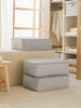 Ocean Home Textile Underbed Storage Bag, Large, Herringbone Pattern, Grey