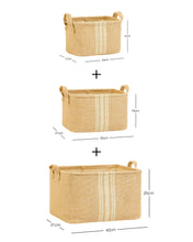 Ocean Home Textile Jute Basket, Set Of 3