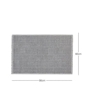 Ocean Home Textile For Indoor Mat Washable, Cotton, Grey