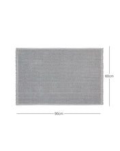 Ocean Home Textile For Indoor Mat Washable, Cotton, Grey