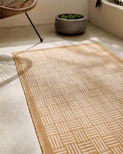 Ocean Home Textile Indoor Outdoor Rug, Washable, Beige