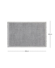 Ocean Home Textile For Indoor Mat Washable, Cotton, Grey