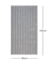 Ocean Home Textile Washable Rug, Cotton, Grey