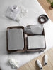 Ocean Home Textile Travel Packing Organizer, Set Of 3 , Grey