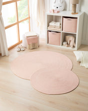 Ocean Home Textile Cotton Wahable Rug, Pink