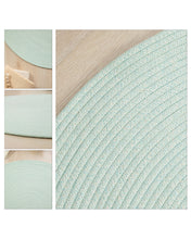 Ocean Home Textile Cotton Wahable Rug, Mint