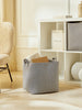 Ocean Home Textile Basket, Anthracite