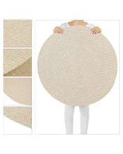 Ocean Home Textile Cotton Wahable Rug, Beige