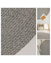 Ocean Home Textile Cotton Wahable Rug, Grey