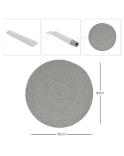 Ocean Home Textile Cotton Wahable Rug, Grey