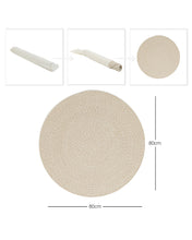 Ocean Home Textile Cotton Wahable Rug, Beige