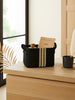 Ocean Home Textile Jute Basket, Small, Black