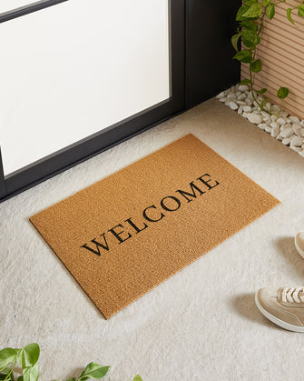 Ocean Home Textile Door Mat For Outdoor, Beige, 360 gr