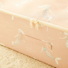 Ocean Home Textile Storage Box, Mermaid Pattern