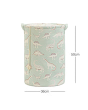 Ocean Home Textile Nursery Basket, Dinosaur Pattern