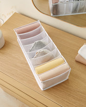 Ocean Home Textile Drawer Organizer, 8 Grids, White