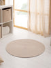 Ocean Home Textile Cotton Wahable Rug, Beige