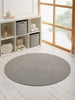 Ocean Home Textile Cotton Wahable Rug, Grey