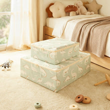 Ocean Home Textile Kids' Room Storage Box, Dinosaur Pattern, Set Of 2
