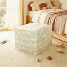 Ocean Home Textile Kids' Room Storage Box, Dinosaur Pattern, Set Of 2